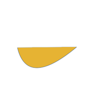 A horizontal orange arc appears in the middle of the image.