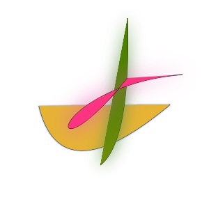 A pink twisty shape is overlaid on top of the previous image.