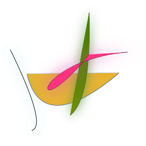 A single black line is added to the left of the previous shapes.